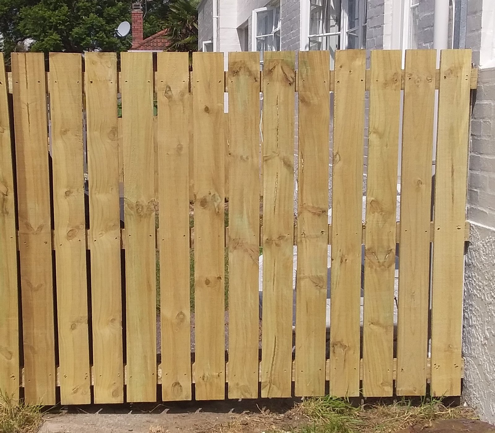 Completed fence project