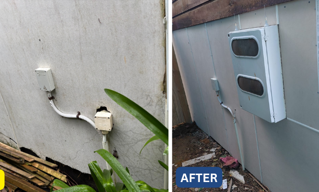 Fibre Board Replacement: Four House Base Panels in Glendene